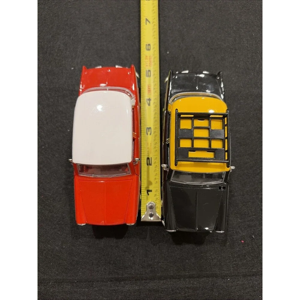 Rare Centy Lot Of 2 India Queen 70's Taxi  Bombay Taxi & Red Car Pull Back